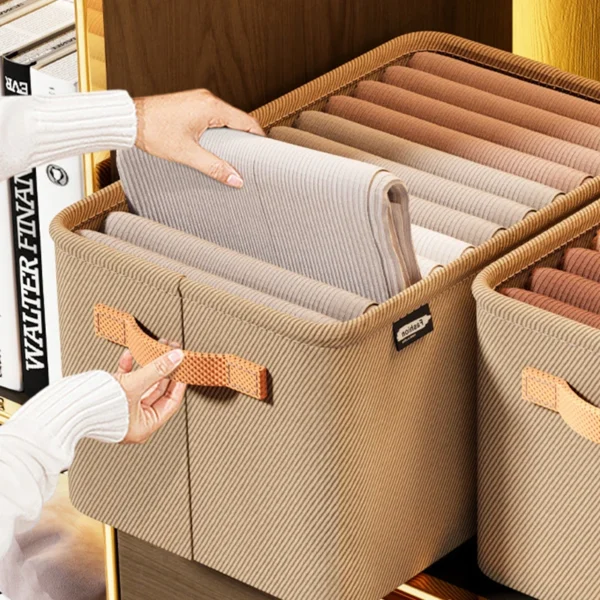 1/2/3PCS Collapsible Clothing Organizer Closet Clothes Pants Storage Organizer Closet Organizer Drawer Organizer Toy Storage - Image 2
