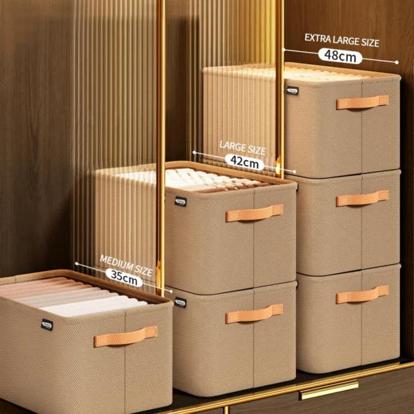 1/2/3PCS Collapsible Clothing Organizer Closet Clothes Pants Storage Organizer Closet Organizer Drawer Organizer Toy Storage - Image 5