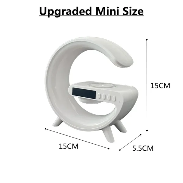 15W Multifunction Wireless Charger Pad Stand Speaker TF RGB Night Light Fast Charging Station for iPhone Samsung Xiaomi Huawei - Image 6