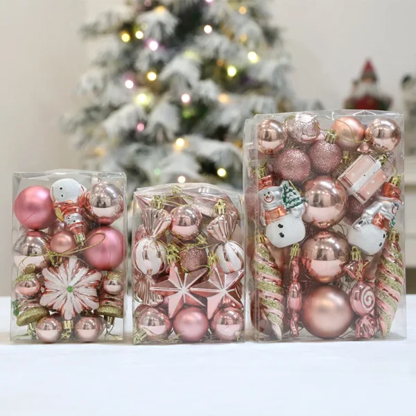 29/20Pcs Christmas Tree Balls Hanging Pendant Candy Cane Pine Cone Ornament Set Christmas Home Decoration 2024 Navidad New Year - Image 4
