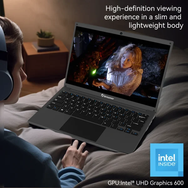 Adreamer LeoBook13 Laptop 13.3" Intel Celeron N4020 Notebook 8GB RAM 1TB SSD Cheap Computer 2560X1600 Resolution Office Study PC - Image 4