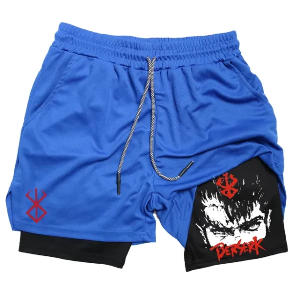 Anime Berserk Guts Men's Gym Shorts to Fitness 2 In 1 Quick Dry Performance Shorts Multiple Pockets Sports Short Pants Summer - Image 14