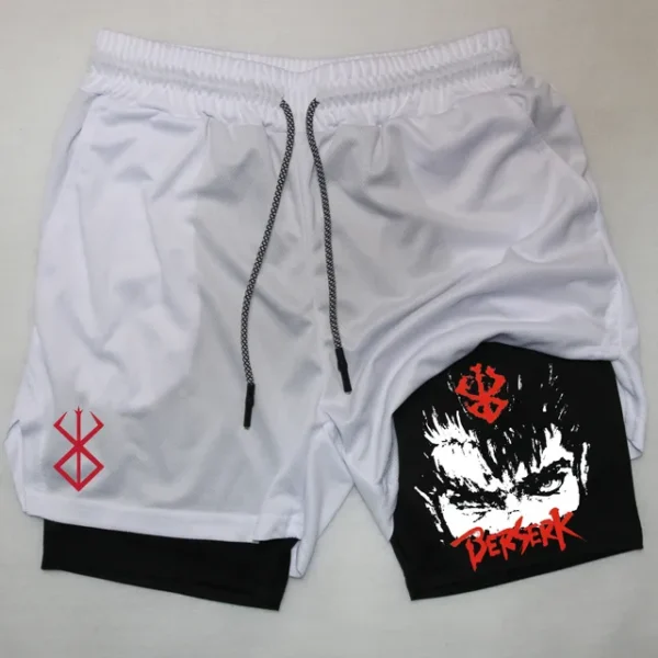 Anime Berserk Guts Men's Gym Shorts to Fitness 2 In 1 Quick Dry Performance Shorts Multiple Pockets Sports Short Pants Summer - Image 20