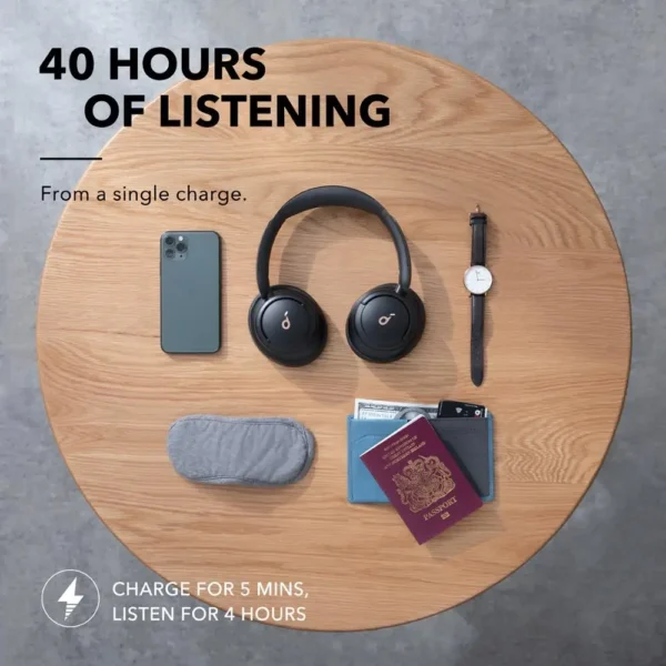 Anker Soundcore Life Q30 Hybrid Active Noise Cancelling wireless bluetooth Headphones with Multiple Modes, Hi-Res Sound, 40H - Image 5