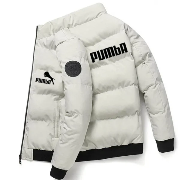 Cotton-padded Coat Autumn and Winter Korean Thickened Down Coat Short Style Jacket Men's Collarless