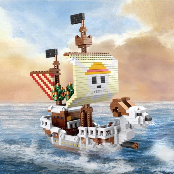 DIY Navigation Ship Building Blocks Toy, Pirate Ship Decoration Educational Toy ,Gifts For Boys And Girls - Image 2