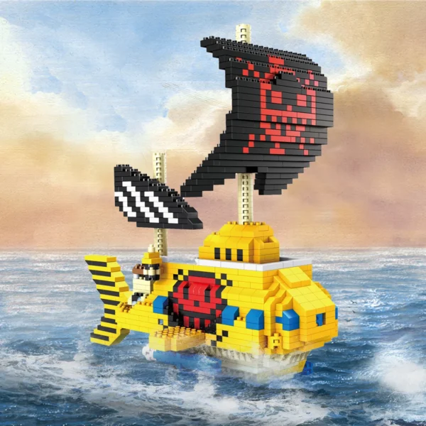 DIY Navigation Ship Building Blocks Toy, Pirate Ship Decoration Educational Toy ,Gifts For Boys And Girls - Image 5