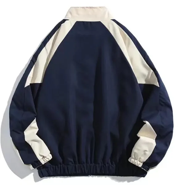 Hip Hop Varsity Jacket Men High Street Patchwork Color Block Windbreaker Coats Women Spring Autumn Thin Fashion College Jackets - Image 2