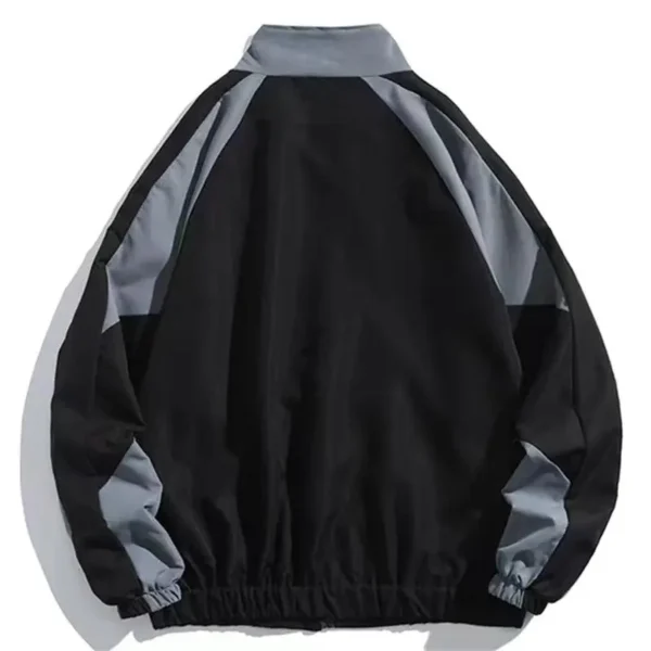 Hip Hop Varsity Jacket Men High Street Patchwork Color Block Windbreaker Coats Women Spring Autumn Thin Fashion College Jackets - Image 4