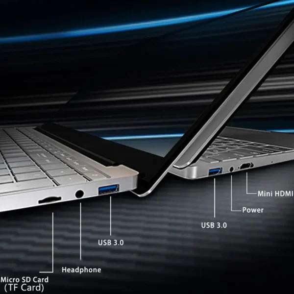 Notebook 15.6 inch Laptop Windows 11 10 Pro 1920*1080 Cheap Portable Intel Laptop D4 12G RAM 128GB/256GB/512GB/1TB SSD HDMI Port - Image 3
