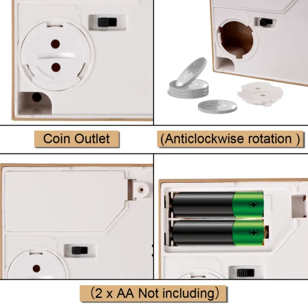 Piggy Banks Automated Panda Cat Steal Coin Bank Hot Sale Cute Money Saving Box Kids Gift - Image 2