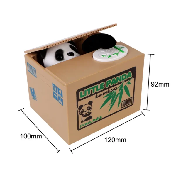 Piggy Banks Automated Panda Cat Steal Coin Bank Hot Sale Cute Money Saving Box Kids Gift - Image 5