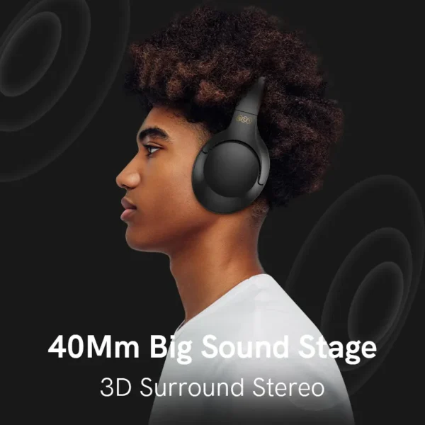 QCY H2 H2pro Wireless Headphones Bluetooth 5.3 Earphones BASS HIFI Stereo Headset 78ms Low Latency for Music Gaming 60H Playtime - Image 3