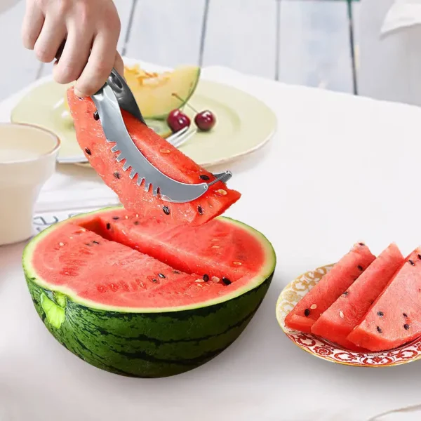 Stainless Steel Windmill Watermelon Cutter Artifact Salad Fruit Slicer Cutter Tool Watermelon Digger Kitchen Accessories Gadgets - Image 4