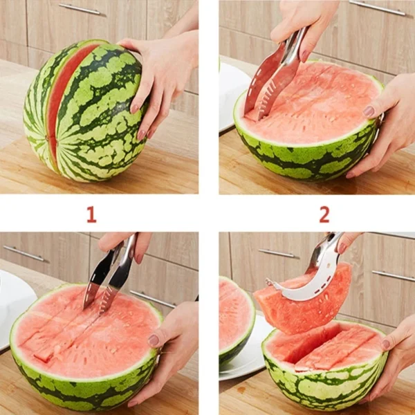Stainless Steel Windmill Watermelon Cutter Artifact Salad Fruit Slicer Cutter Tool Watermelon Digger Kitchen Accessories Gadgets - Image 5