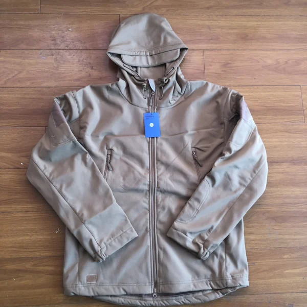 Winter Autumn Tracksuits Set Men Army SoftShell Tactical Waterproof Jackets Fishing Hiking Camping Climbing Fleece Jacket Hooded - Image 6