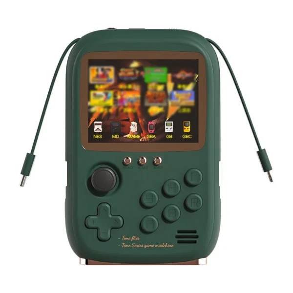 2023 New Mini Game Power Bank Portable Retro handheld Game Console 6000Mah capacity 3.2 Inch Soft Light Color Screen 10000 Game - Image 5