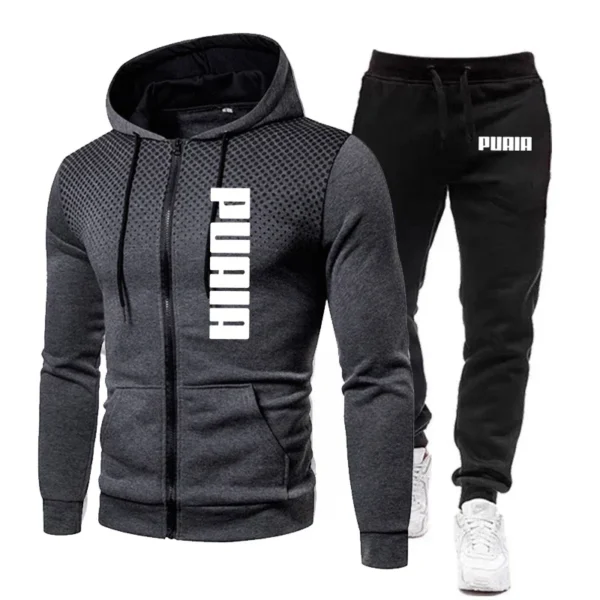Men's Sports Fitness Wear Thin Section Breathable Hoodie or Sports Pants Breathable - Image 3