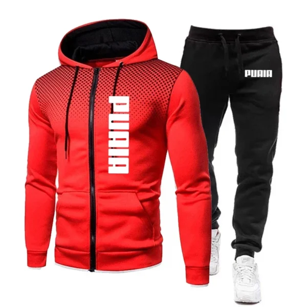 Men's Sports Fitness Wear Thin Section Breathable Hoodie or Sports Pants Breathable - Image 4