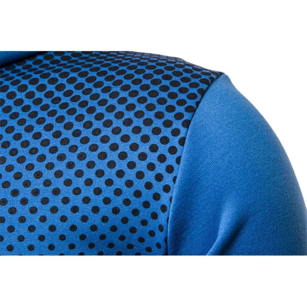 2023 Autumn and Winter New European and American Solid Color Fleece Sweater Pants Men's Casual Zipper Sports Hat Set - Image 5