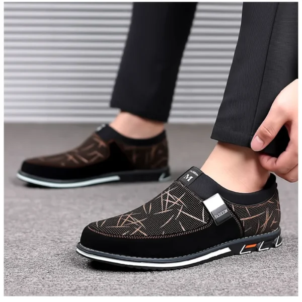 Classic Casual Men's Leather Shoes Slip-On Loafers for Men Business Moccasins Office Men Work Flats Trend Driving Shoes Big Size - Image 5