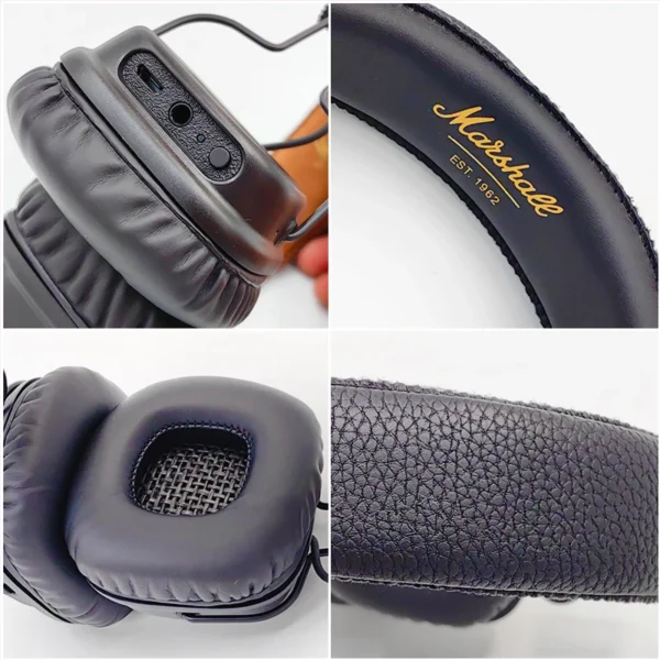 Original Marshall MAJOR II 2 Wireless/Wired Headphones Deep Bass/40mm Dynamic Drivers Portable Foldable Sports Bluetooth Headset - Image 5