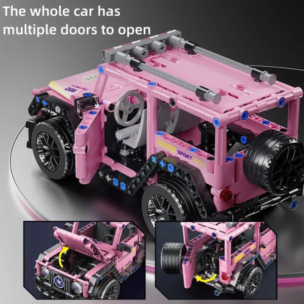 485PCS Building Blocks City Speed Car Festive Gift Giving Racing Vehicle with Super Racers Bricks Toys for Children Boy Gift - Image 4
