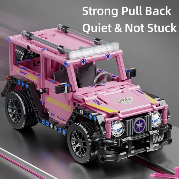 485PCS Building Blocks City Speed Car Festive Gift Giving Racing Vehicle with Super Racers Bricks Toys for Children Boy Gift - Image 5