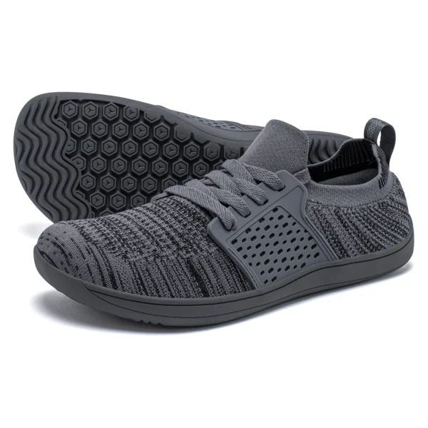 HOBIBEAR Men's Wide Minimalist Barefoot Shoes Walking Sneakers| Zero Drop Sole