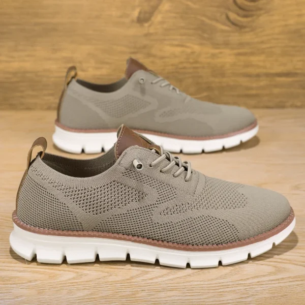 New Stylish Mens Casual Shoes Spring Flyknit Sneakers - Image 5